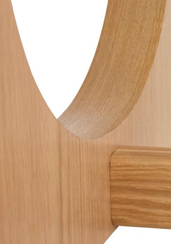 UNIQUE FURNITURE Flow spisebord, m. udtr�k - natur egetr�sfin�r (95x180)