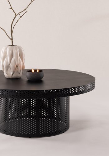 VIND COLLECTION West End x Josefin Lustig salongbord, rundt - sort stl (100)