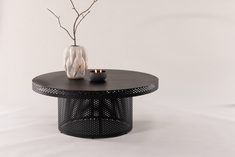 VIND COLLECTION West End x Josefin Lustig salongbord, rundt - sort stl (100)