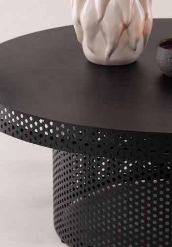 VIND COLLECTION West End x Josefin Lustig salongbord, rundt - sort stl (100)