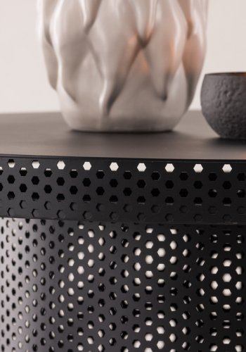 VIND COLLECTION West End x Josefin Lustig salongbord, rundt - sort stl (100)