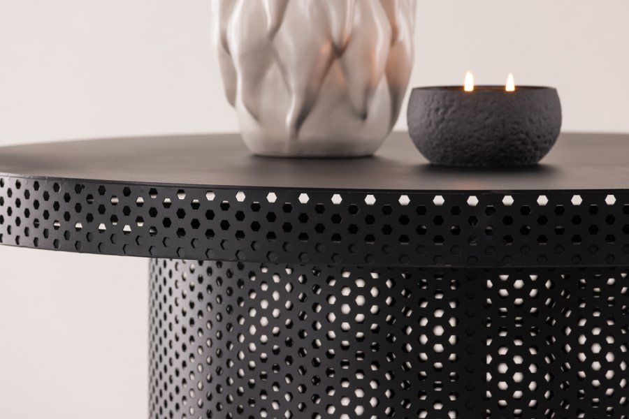 VIND COLLECTION West End x Josefin Lustig salongbord, rundt - sort stl (100)