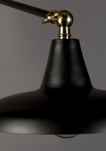 DUTCHBONE Hector Wandleuchte - schwarzes Eisen