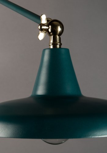 DUTCHBONE Hector Wandleuchte - blaugrünes Eisen