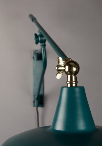 DUTCHBONE Hector Wandleuchte - blaugrünes Eisen