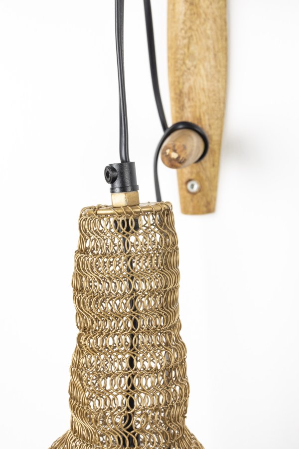 WHITE LABEL LIVING Alen vegglampe - gulljern