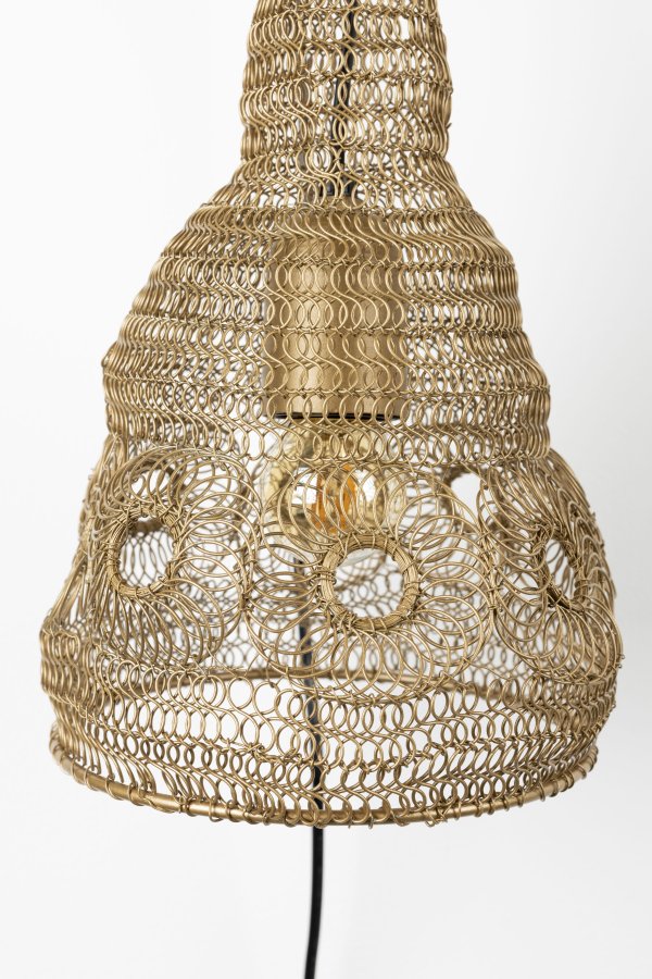 WHITE LABEL LIVING Alen vegglampe - gulljern