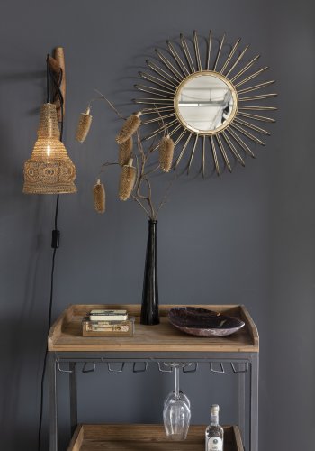 WHITE LABEL LIVING Alen vegglampe - gulljern