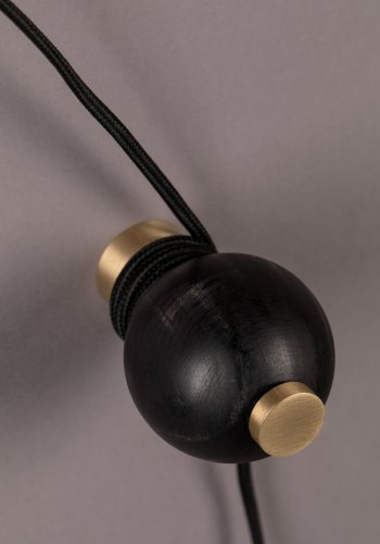 DUTCHBONE Bulan Wandleuchte - weißes Glas und Eisen