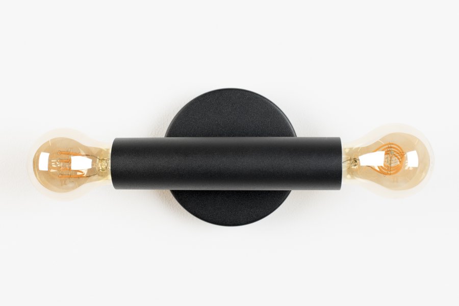 ZUIVER Hawk vegglampe - svart jern