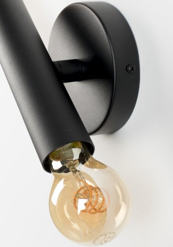 ZUIVER Hawk vegglampe - svart jern