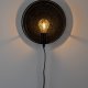 WHITE LABEL LIVING Lea Svart vegglampe - svart metall