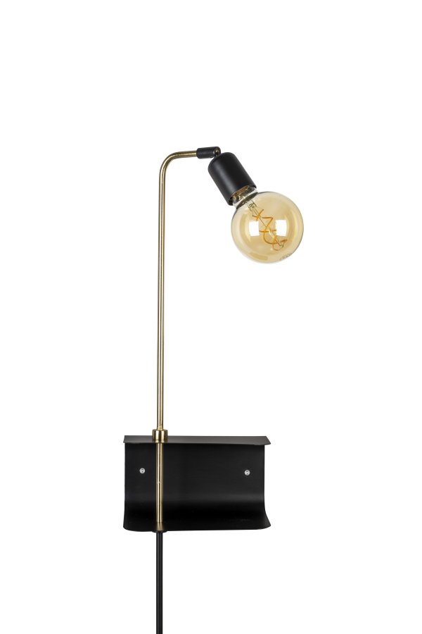 DUTCHBONE Vegglampe Shaw Svart