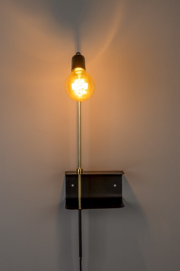 DUTCHBONE Vegglampe Shaw Svart
