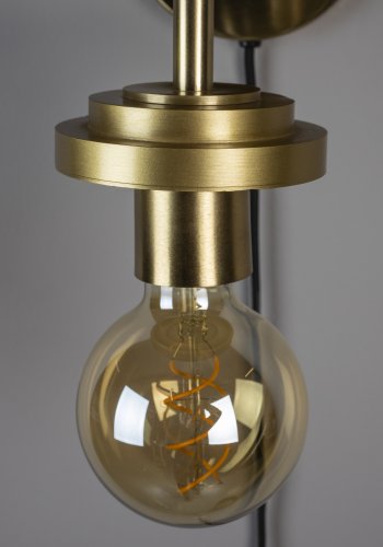 DUTCHBONE Vegglampe Aden Messing