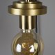DUTCHBONE Vegglampe Aden Messing