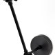 WHITE LABEL LIVING Xavi Svart vegglampe - svart jern