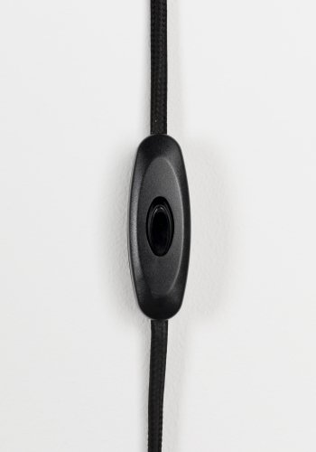 WHITE LABEL LIVING Xavi Svart vegglampe - svart jern