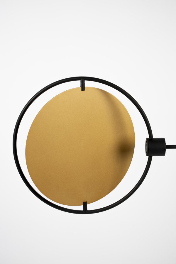 ZUIVER Sirius vegglampe - svart jern