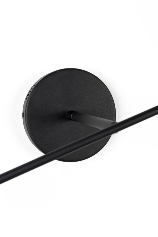 ZUIVER Sirius vegglampe - svart jern