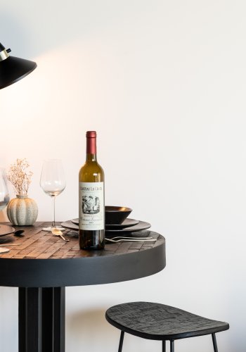 WHITE LABEL LIVING Jona vegglampe - svart jern