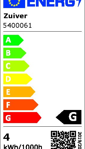 ZUIVER Misty vegglampe - glass og sort metall