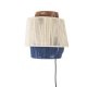 WHITE LABEL LIVING Yumi vegglampe - bl polyester