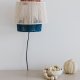 WHITE LABEL LIVING Yumi vegglampe - bl polyester