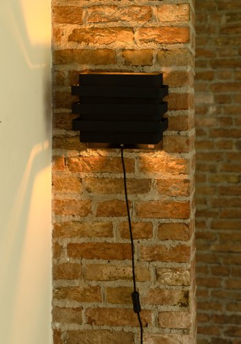 DUTCHBONE Dumont Wandleuchte - schwarzes Eisen