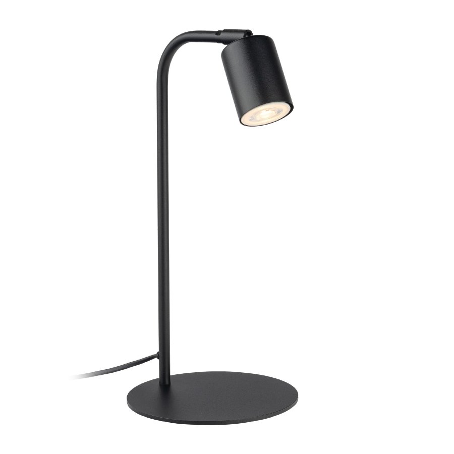 TK Logan bordlampe - svart metall