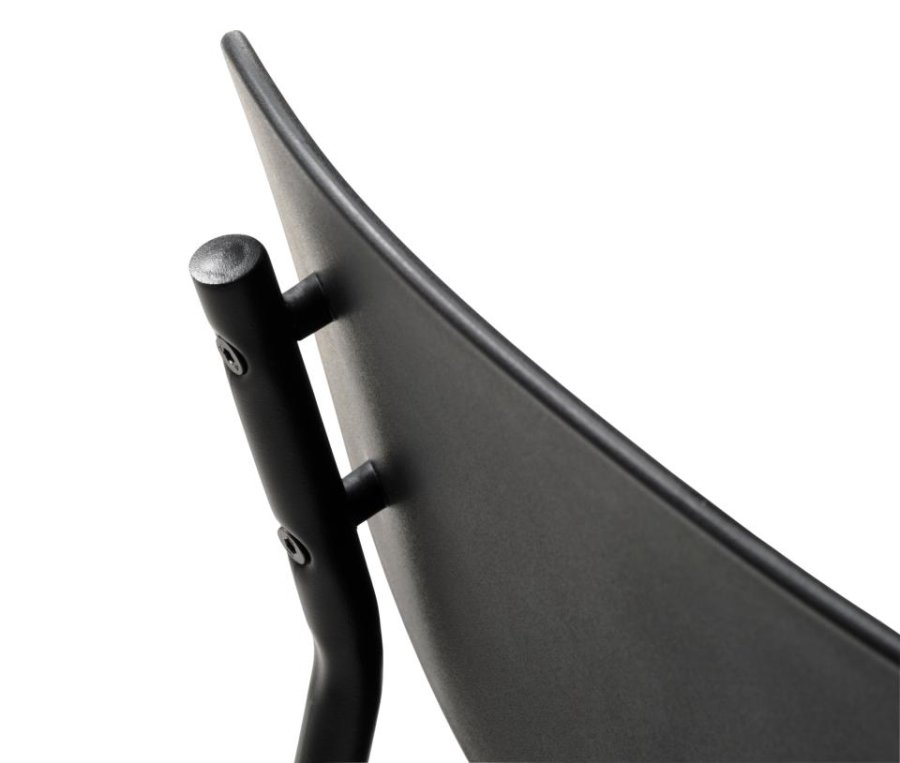 Kirkland spisebordsstol - sort st�l