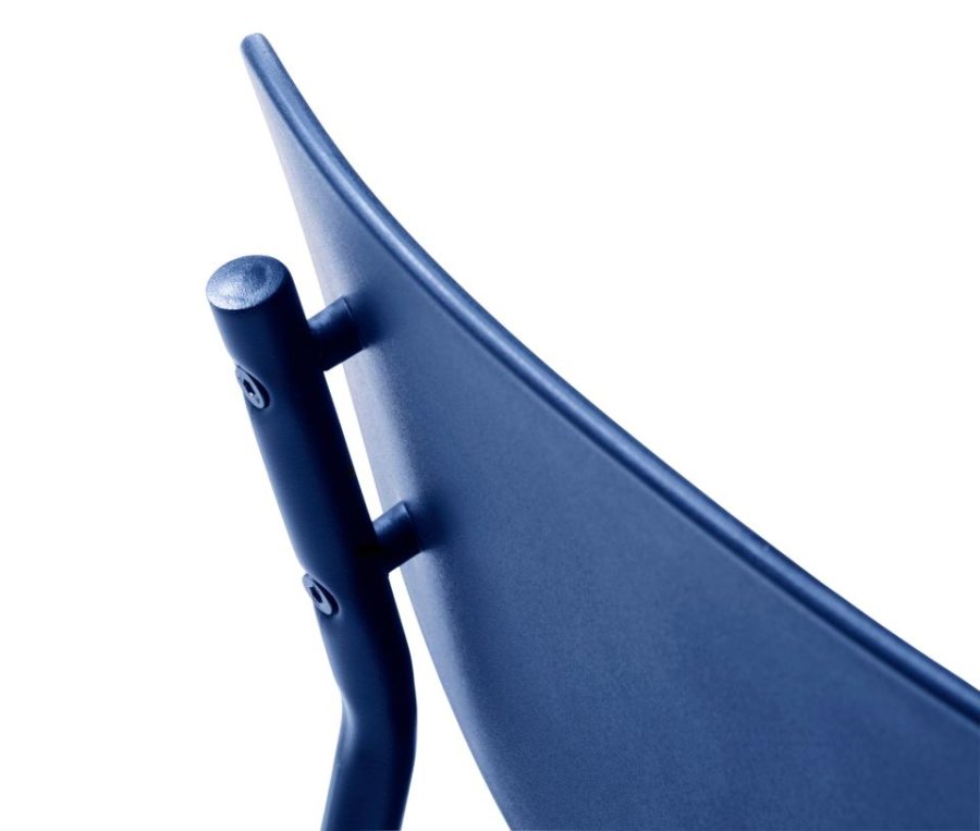 Kirkland spisebordsstol - koboltbl� st�l