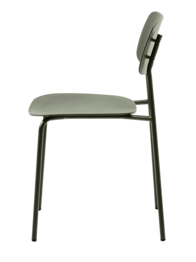 Kirkland spisebordstol - olivengrnne og olivengrnne ben