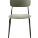 Kirkland spisebordstol - olivengrnne og olivengrnne ben