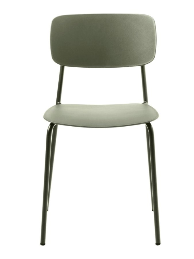 Kirkland spisebordstol - olivengrnne og olivengrnne ben