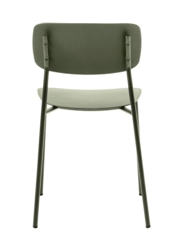 Kirkland spisebordstol - olivengrnne og olivengrnne ben