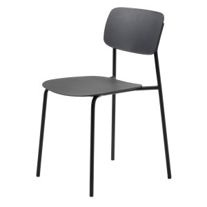 Kirkland spisebordsstol - sort st�l