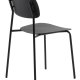 Kirkland spisebordsstol - sort st�l