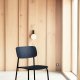 Kirkland spisebordsstol - sort st�l