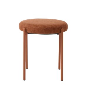 Pelican skammel, rund - rust polyester og rust stl