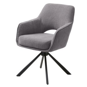 UNIQUE FURNITURE - COWLEY ARMCHAIR GRAPHITE