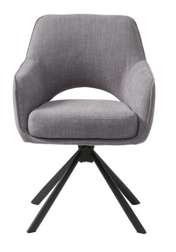 UNIQUE FURNITURE - COWLEY ARMCHAIR GRAPHITE