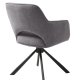 UNIQUE FURNITURE - COWLEY ARMCHAIR GRAPHITE
