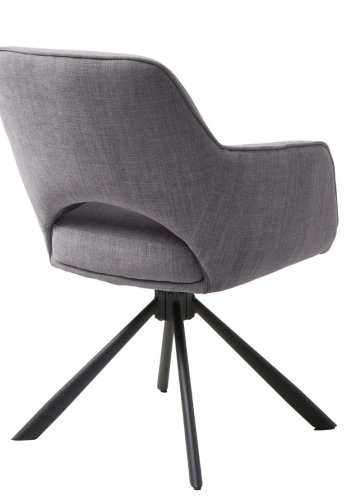UNIQUE FURNITURE - COWLEY ARMCHAIR GRAPHITE