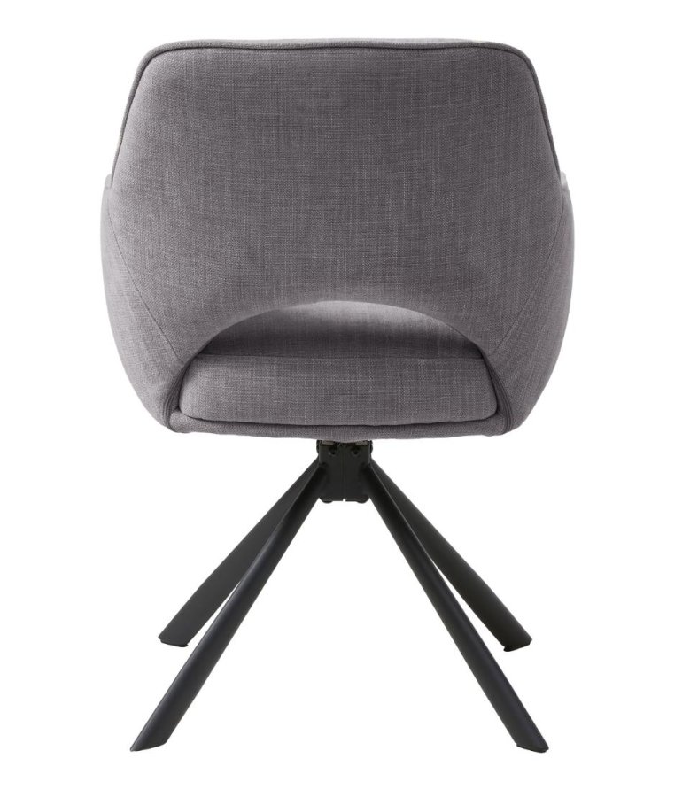 UNIQUE FURNITURE - COWLEY ARMCHAIR GRAPHITE
