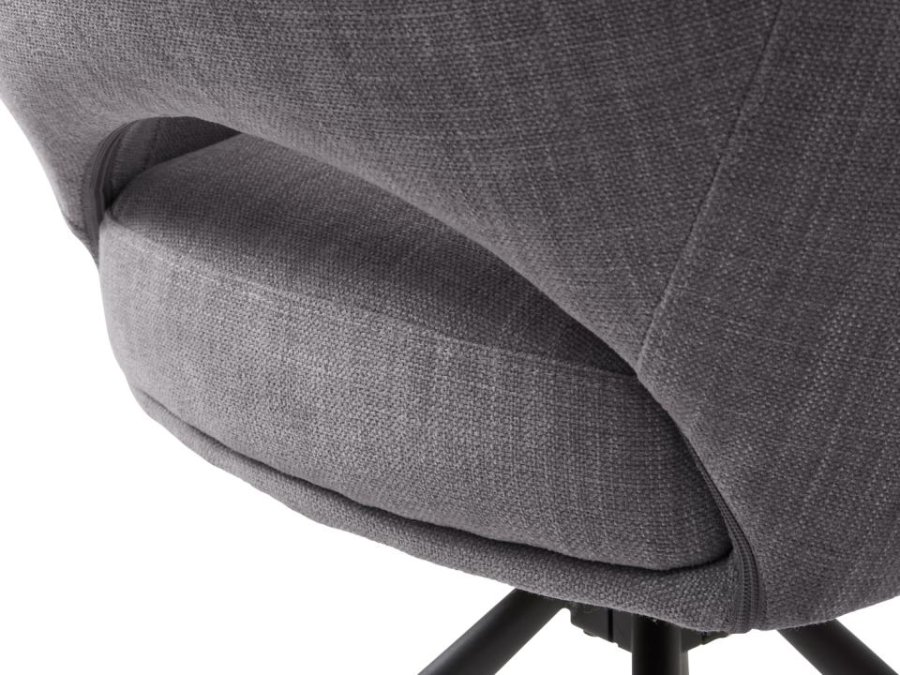 UNIQUE FURNITURE - COWLEY ARMCHAIR GRAPHITE