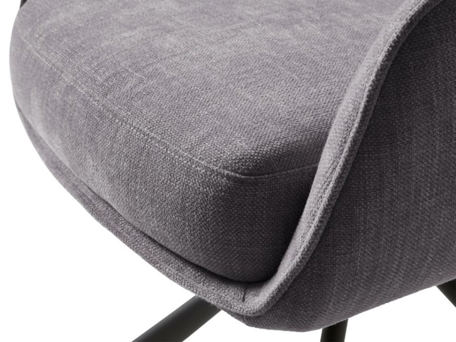 UNIQUE FURNITURE - COWLEY ARMCHAIR GRAPHITE
