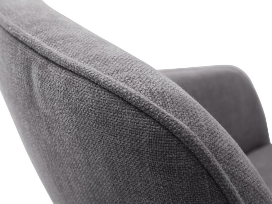 UNIQUE FURNITURE - COWLEY ARMCHAIR GRAPHITE