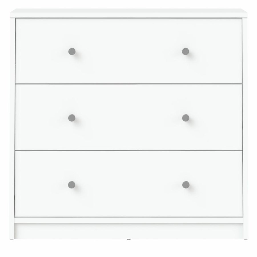 
TVILUM May kommode - hvid træ, m. 3 skuffer
