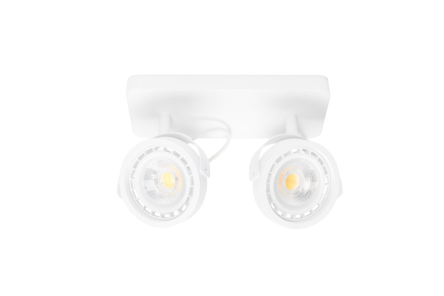 ZUIVER Dice-2 DTW Spot Light - hvit metall